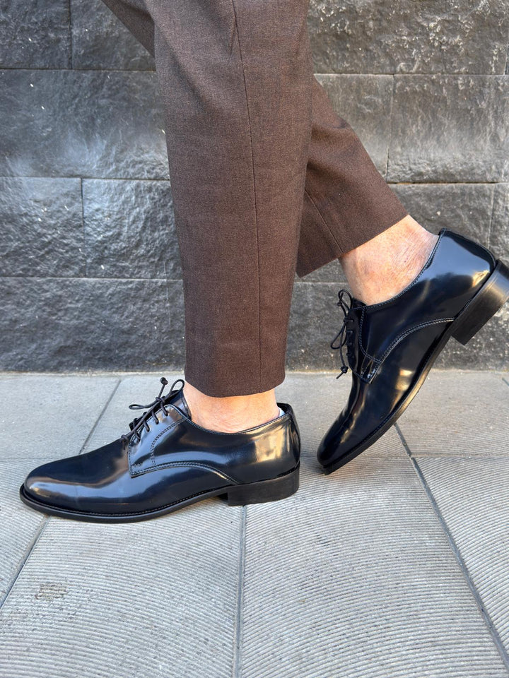 Derby in pelle abrasivato Blu - Legend Moda Uomo