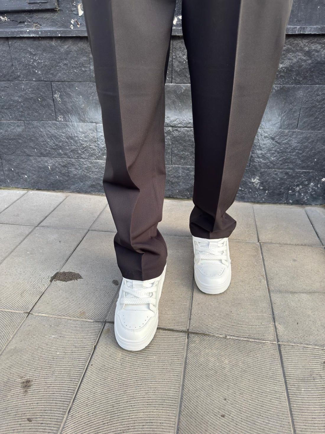 Pantalone casual Fondo Ampio Nero - Legend Moda Uomo